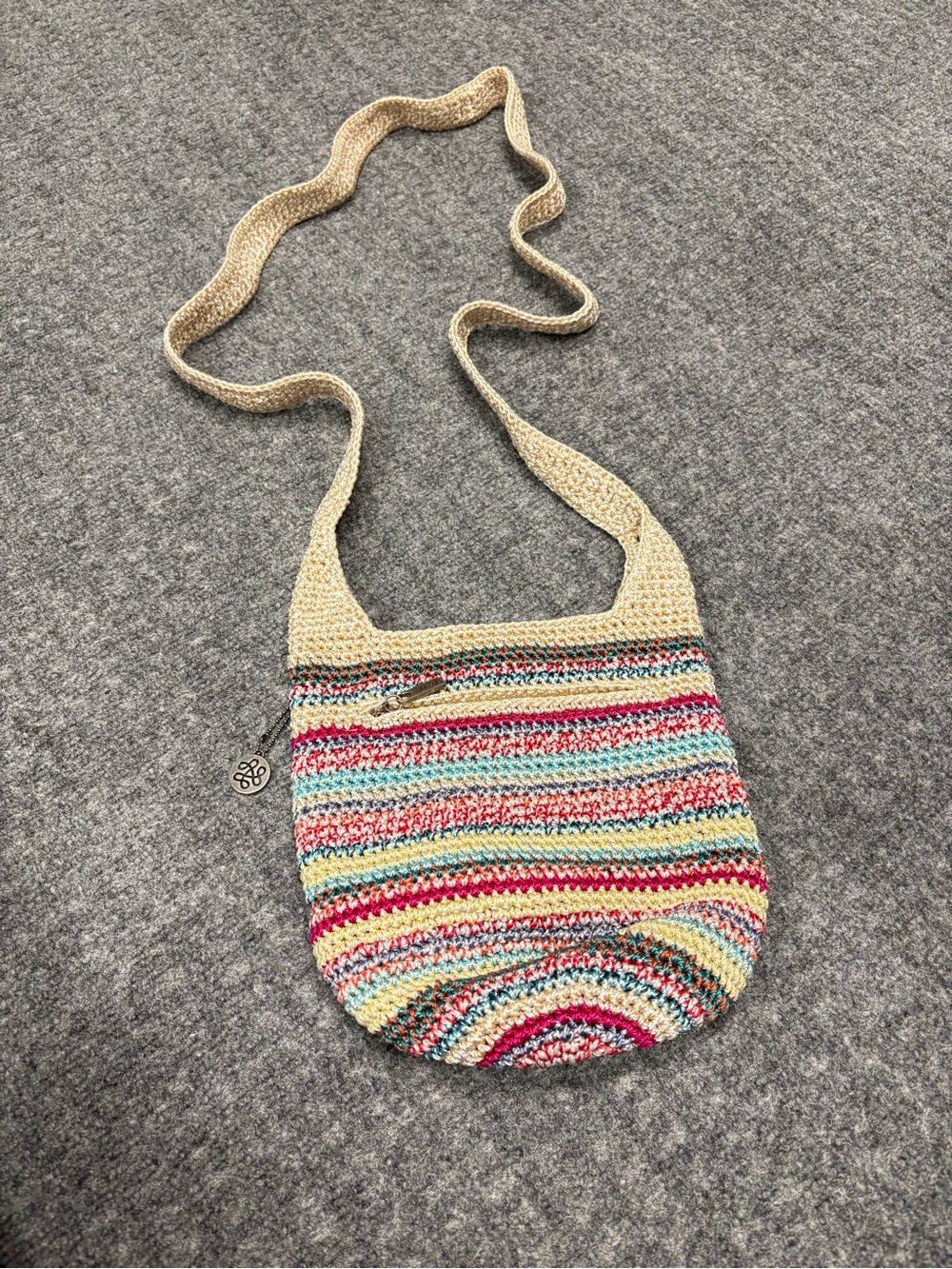 The Sak 120 Hobo Bag Rainbow Color with Long Strap